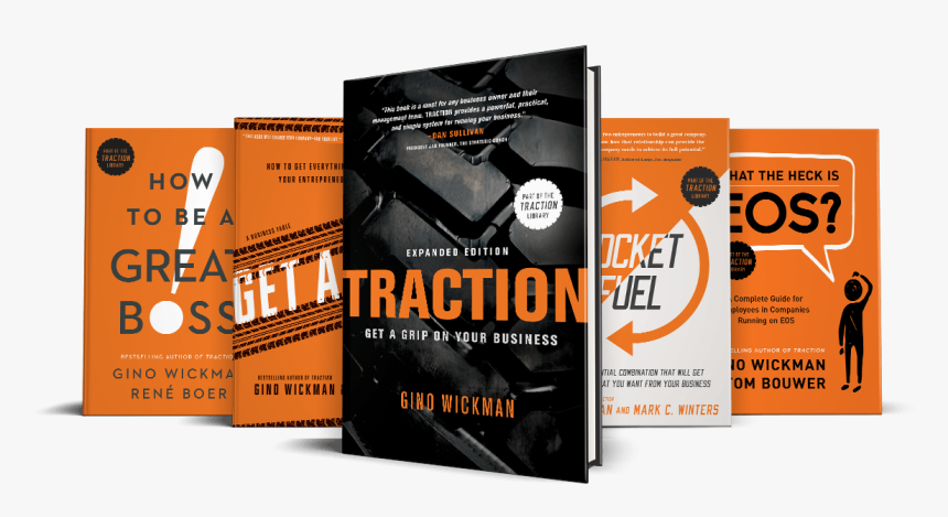 An Image Showing The Five Eos Books Available To Purchase - Traction Entrepreneurs Operating System, HD Png Download, Free Download