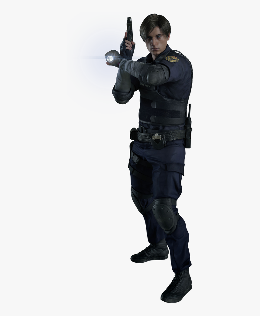 Resident Evil 2 Remake Leon Resized - Leon S Kennedy Png, Transparent Png, Free Download