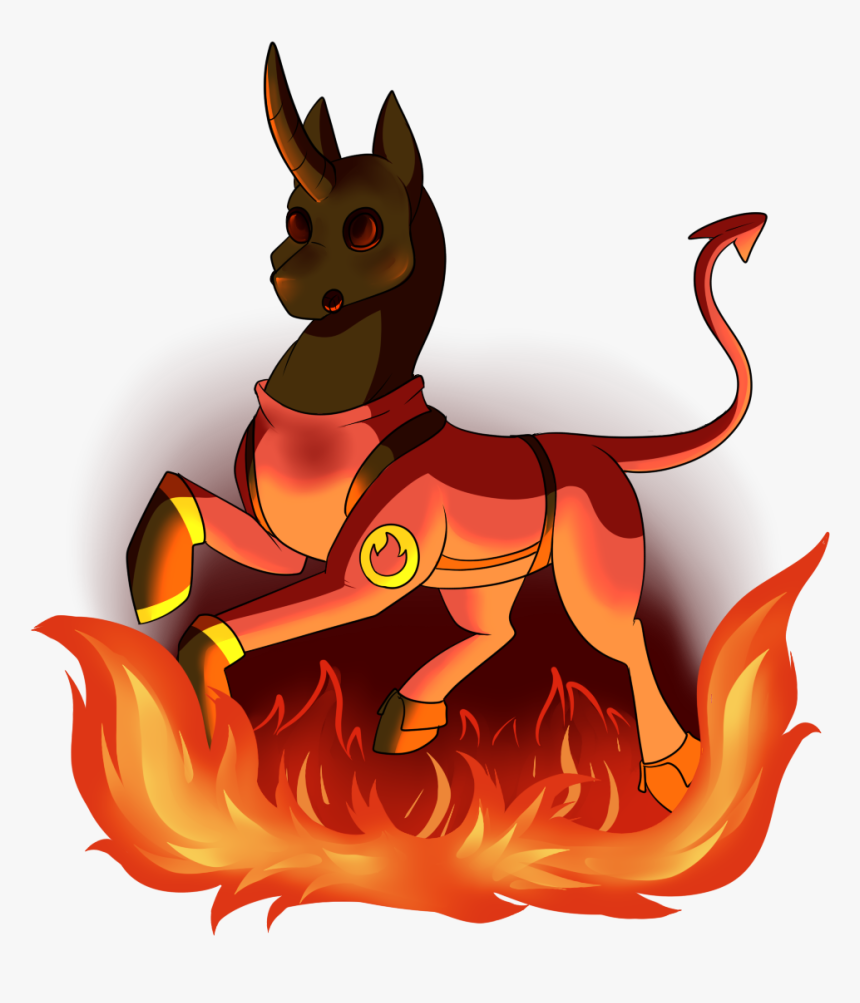 Gift Art For Agdapl Of Her Pyro Pony, I Hope You Like - Cartoon, HD Png Download, Free Download