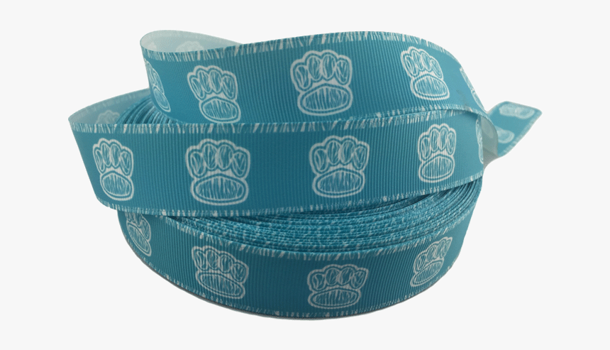 Ribbons [tag] Teal Paw Print Grosgrain Ribbons 1″ Solid - Coin Purse, HD Png Download, Free Download