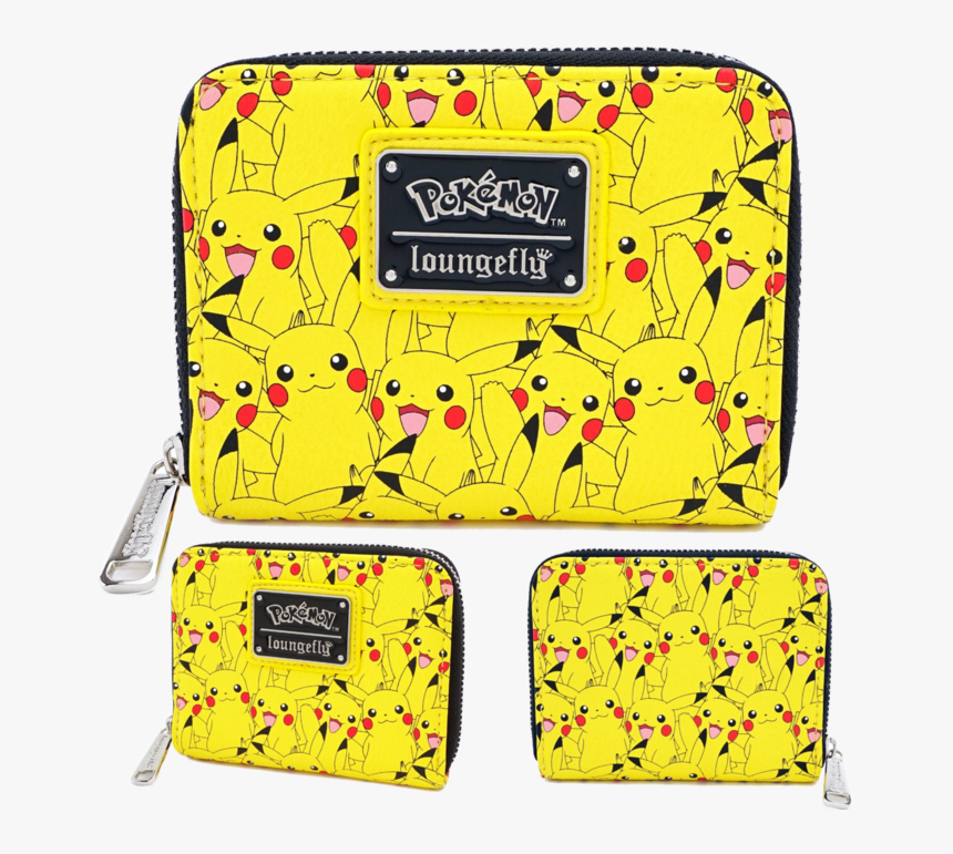 Pokemon Pikachu Aop Zip Around Wallet - Loungefly Pikachu Small Wallet, HD Png Download, Free Download