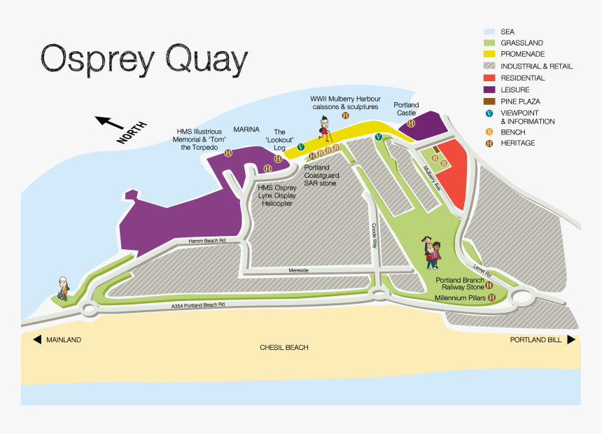 Map Of Osprey Quay - Map, HD Png Download, Free Download