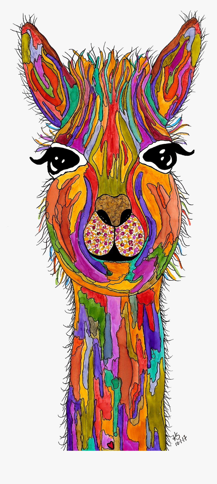 Whimsical Llama, HD Png Download, Free Download