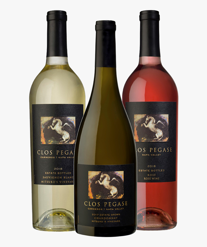 Clos Pegase White Wines - Glass Bottle, HD Png Download, Free Download