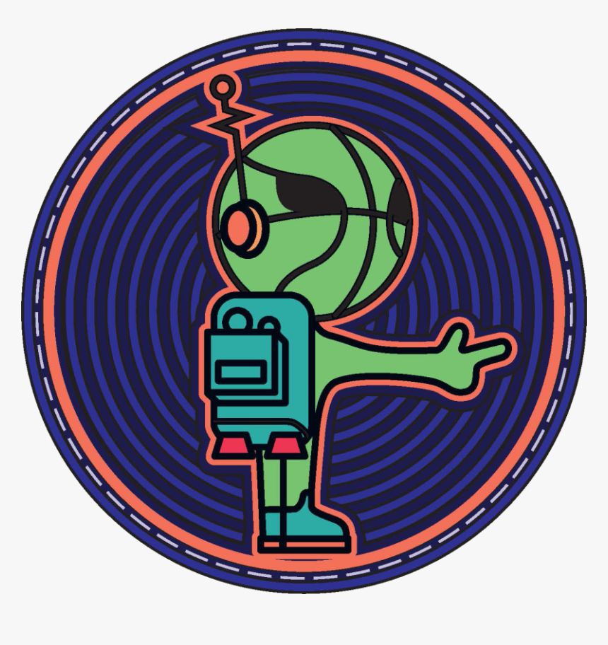 Nike Raygun Area 72 , Png Download - Roswell Rayguns Sticker, Transparent Png, Free Download