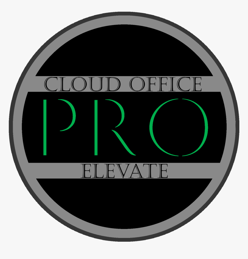 Cloud Office Pro Elevate - Circle, HD Png Download, Free Download