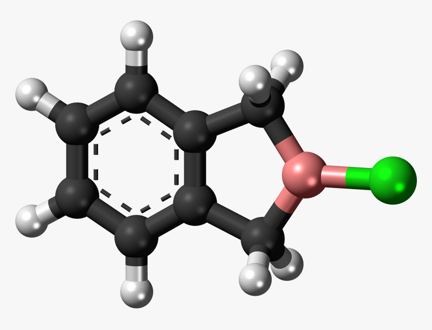 2 Chloro 2 Boraindane Molecule Ball, HD Png Download, Free Download