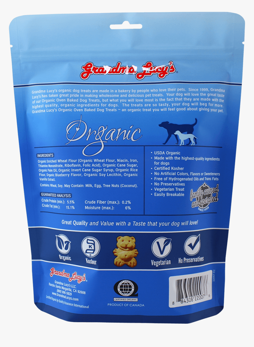 O Blueberry Back - Grandma Lucy Dog Treats Ingredients, HD Png Download, Free Download