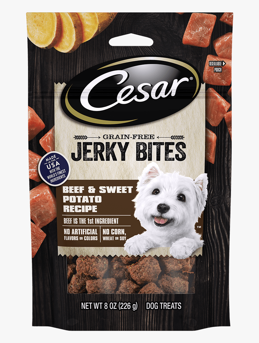 Cesar® Jerky Bites Beef & Sweet Potato Recipe Treats - Cesar Multipack, HD Png Download, Free Download