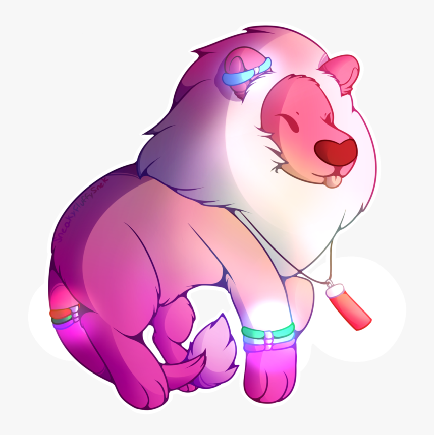 Su Glow Stick,steven Universe,фэндомы,su Art,lion ,sneakyfluffysnek, HD Png Download, Free Download