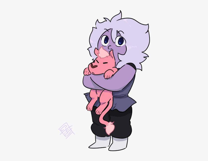 Steven Universe Amethyst And Lion, HD Png Download, Free Download