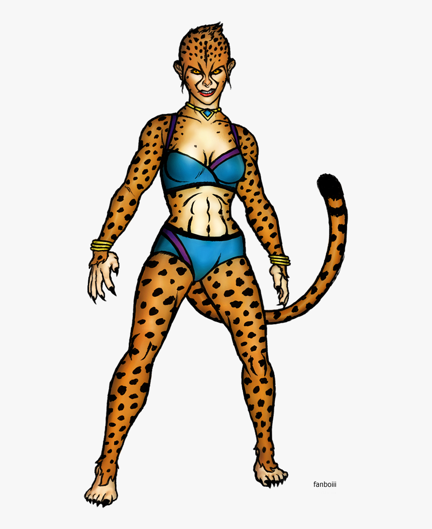 Cheetah Running At Getdrawings - Cheetah Dc Comic Png, Transparent Png, Free Download