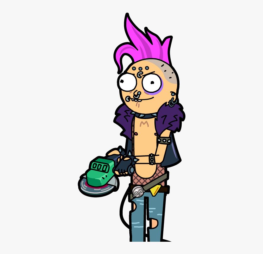 Pocket Mortys Grinder Morty, HD Png Download, Free Download