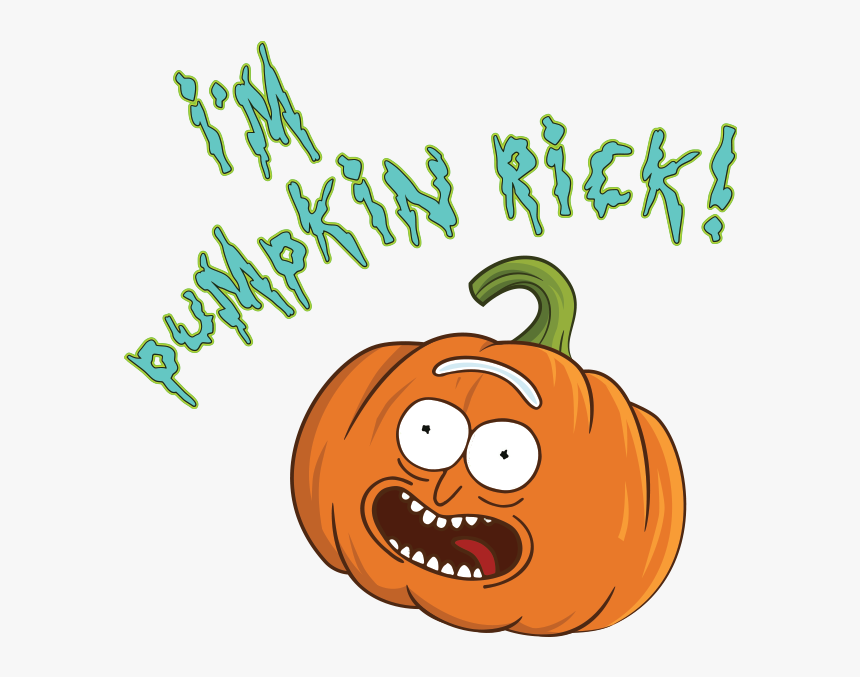 Men V-neck Shirt - I M Pumpkin Rick, HD Png Download, Free Download