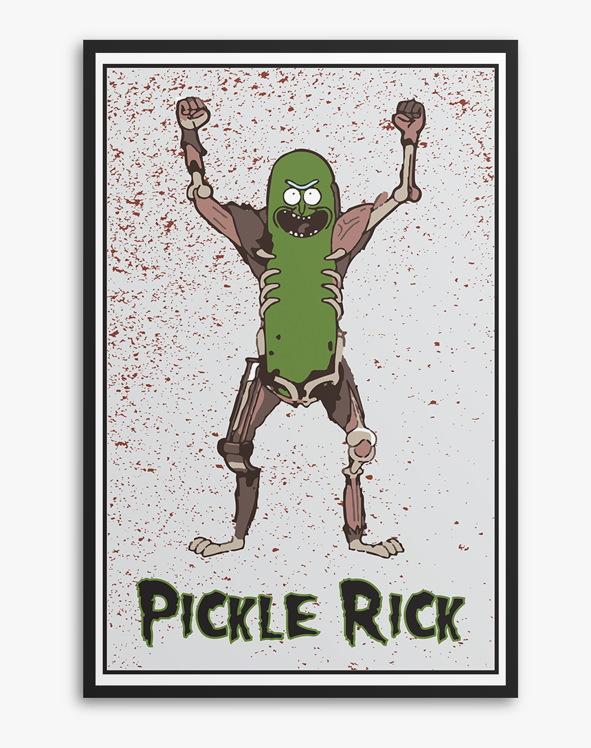Rick From Rick And Morty Png - Pickle Rick To Print, Transparent Png, Free Download