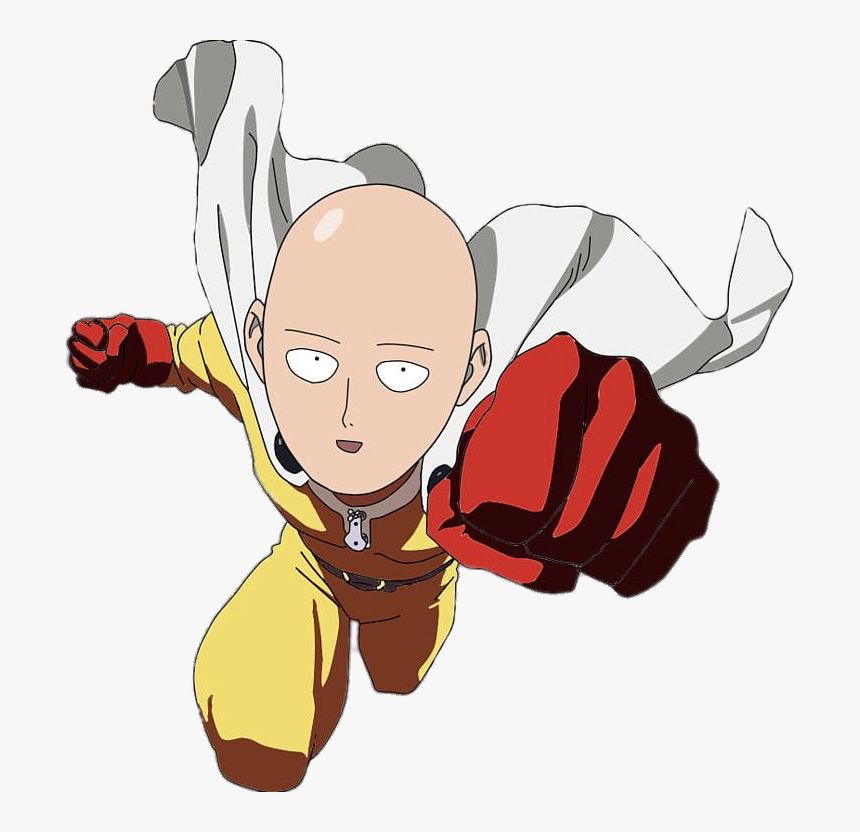 One Punch Man Saitama Striking - One Punch Man .png, Transparent Png, Free Download