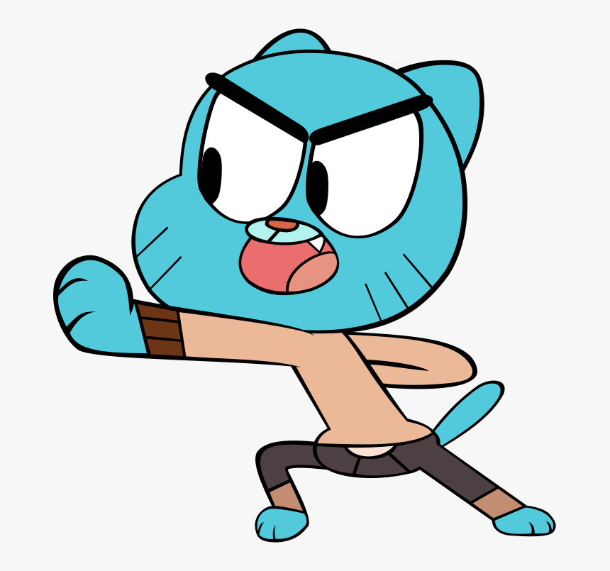Updo Clip Punch - Gumball Watterson Punch, HD Png Download, Free Download