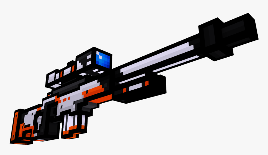 Sci Fi Gun Pixel Art , Png Download - Sci Fi Gun Png, Transparent Png, Free Download