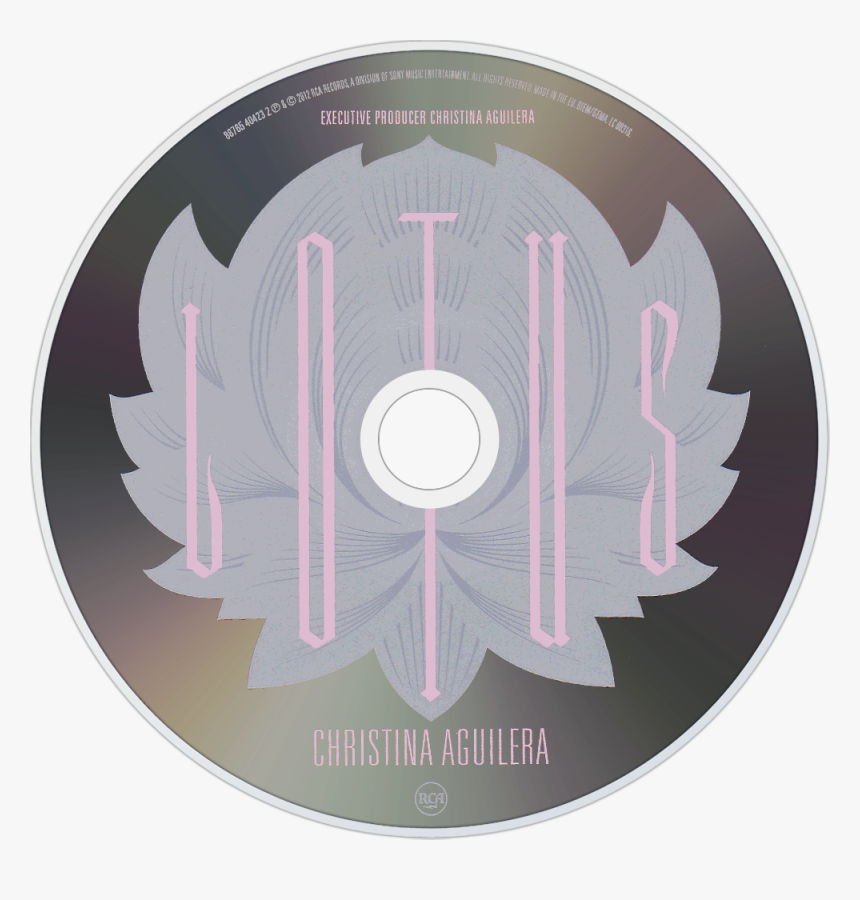 Cdart Artwork - Christina Aguilera Lotus Cd, HD Png Download, Free Download