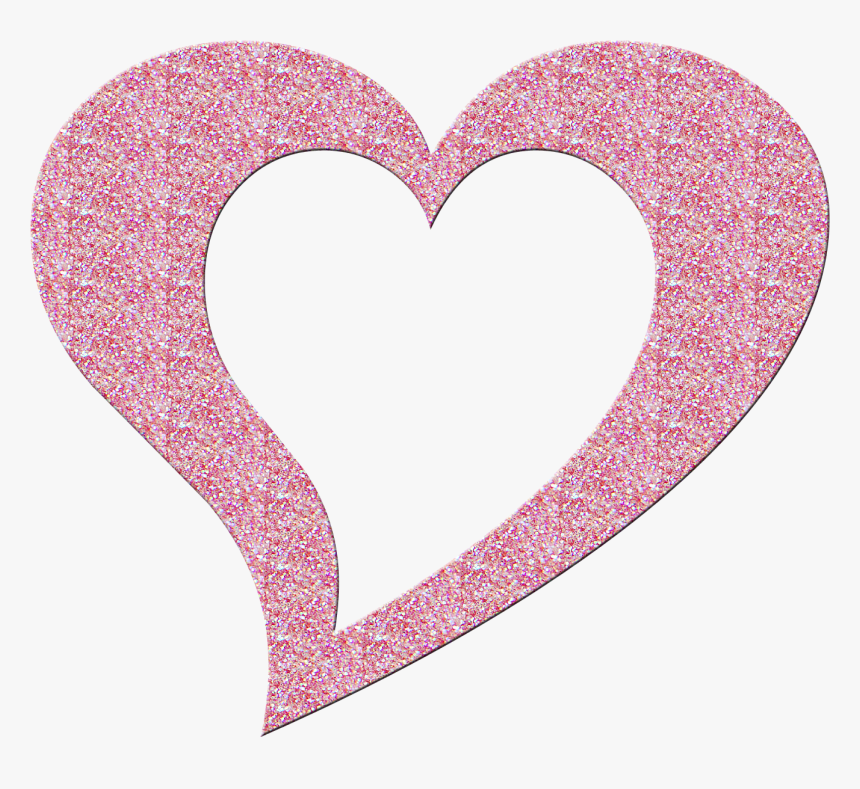 Glitter Heart Png - Portable Network Graphics, Transparent Png, Free Download