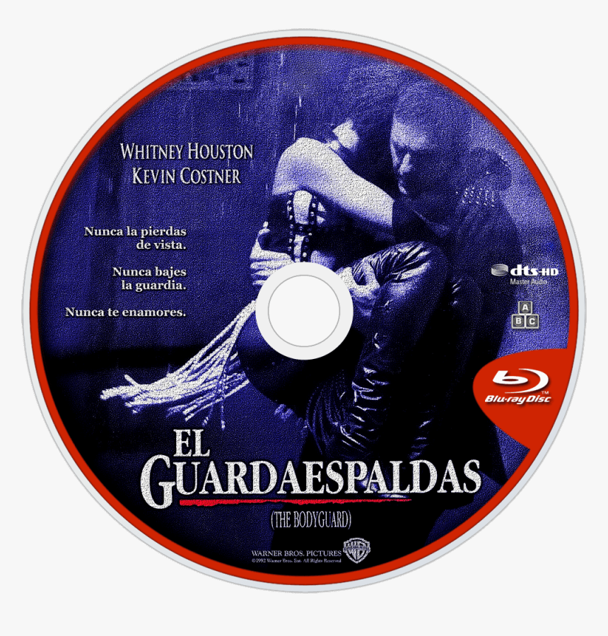 The Bodyguard Bluray Disc Image , Png Download - Bodyguard 1992 Movie Poster, Transparent Png, Free Download