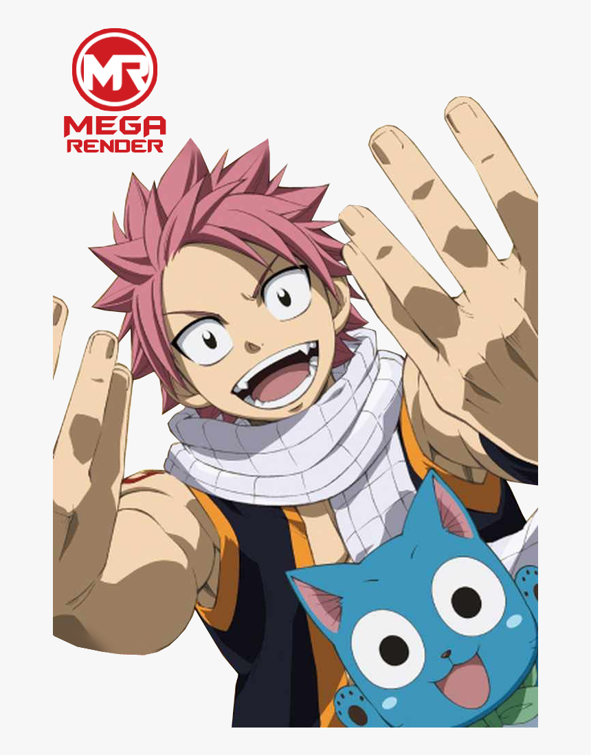 Render Fairy Tail Natsu E Happy Yea - Fairy Tail Natsu Et Happy, HD Png Download, Free Download