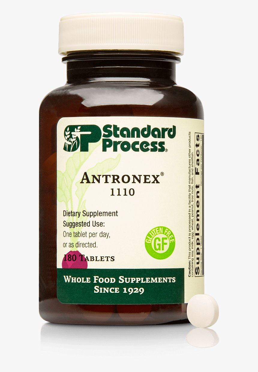 1110 Antronex Bottle Tablet - Standard Process Label, HD Png Download, Free Download