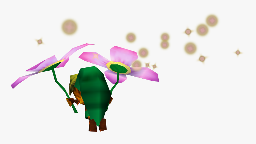 Zelda Link Deku Flower, HD Png Download, Free Download