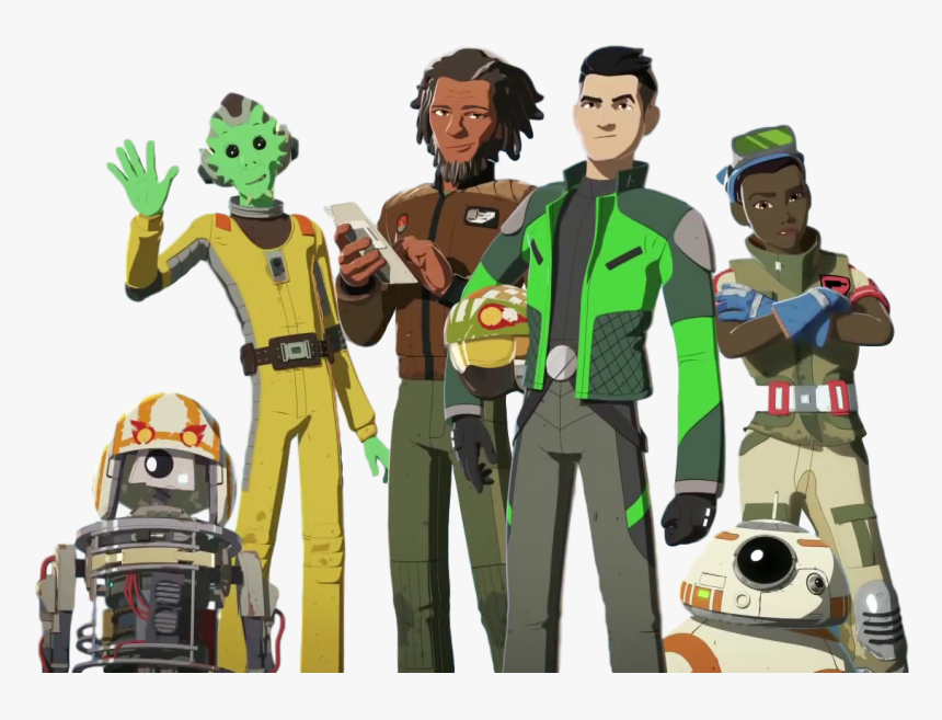 Team Transparent Cartoon - Star Wars Resistance 2018, HD Png Download, Free Download