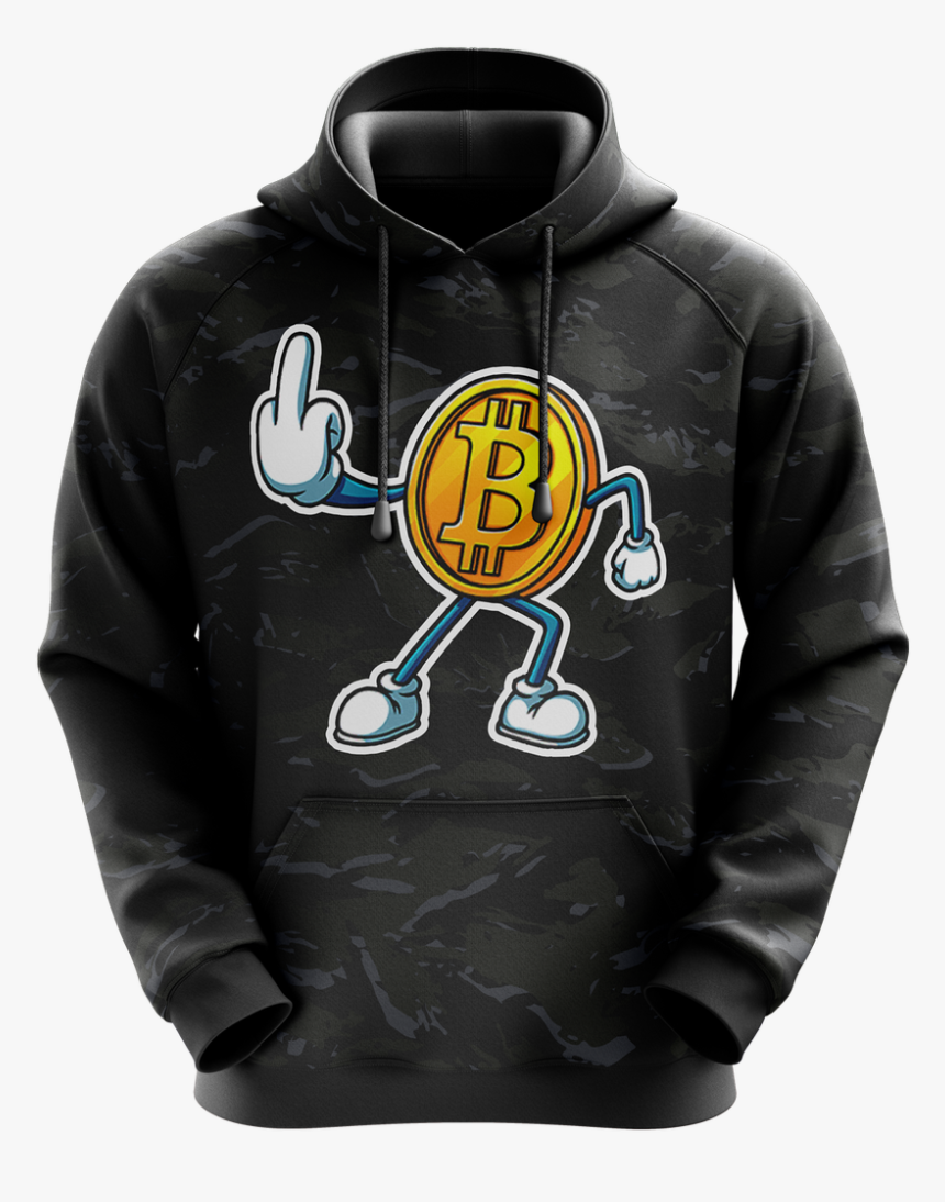 Bitcoin Hoodie - Black - Hoodie, HD Png Download, Free Download