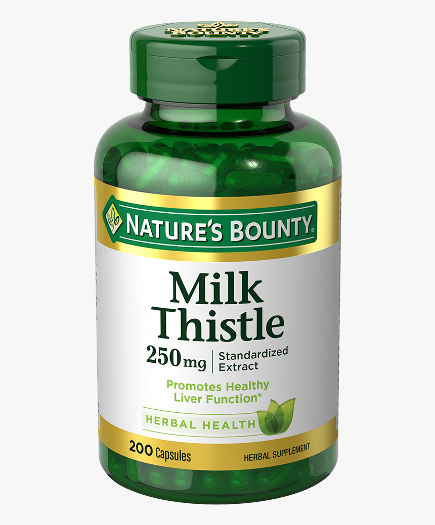 Milk Thistle - Nature's Bounty Ginkgo Biloba, HD Png Download, Free Download