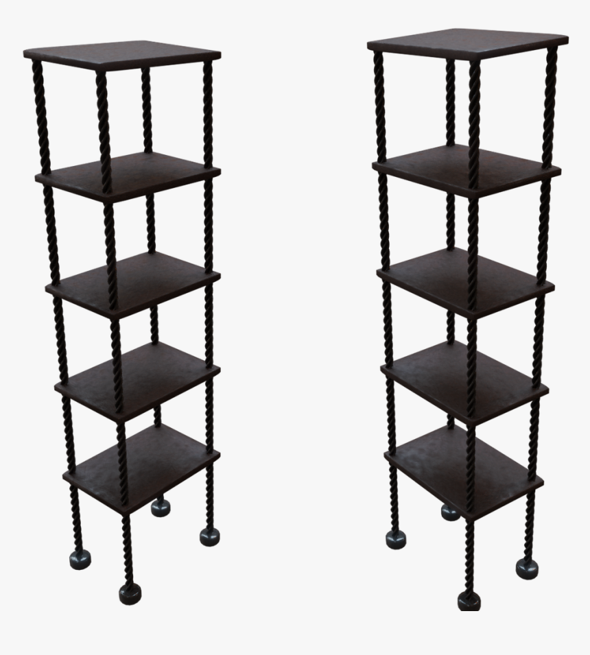 5 Tier Wood Shelves, HD Png Download, Free Download