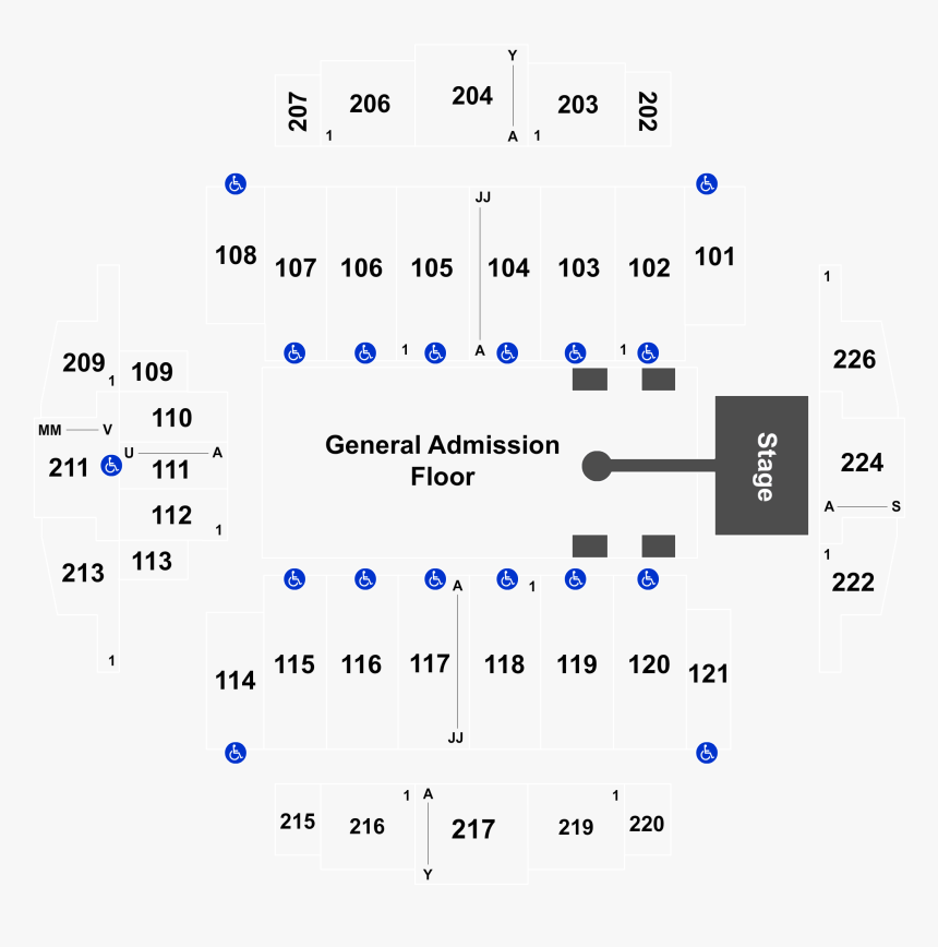 Row Tacoma Dome Seating Chart, HD Png Download, Free Download