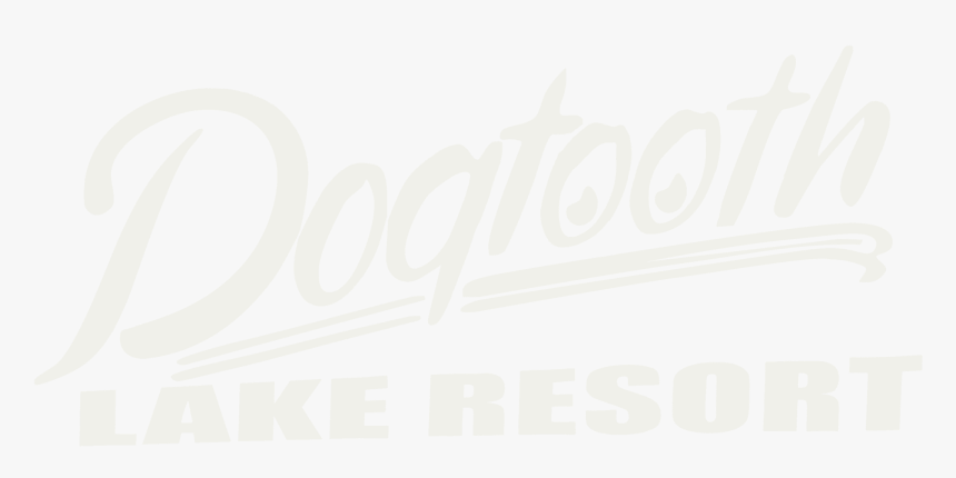 Dogtooth Lake Resort Logo - Calligraphy, HD Png Download, Free Download