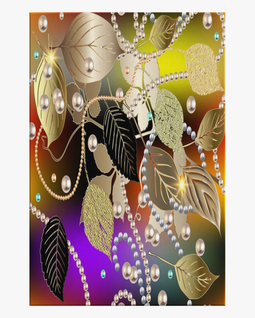 3d Autumn Leaves Vector Seamless Pattern Canvas By - Illustration, HD Png Download, Free Download