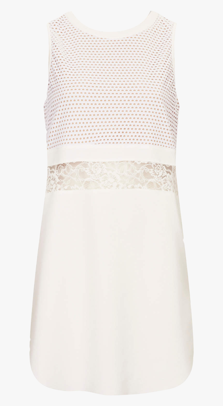 Topshop White Lace Dress - Gown, HD Png Download, Free Download