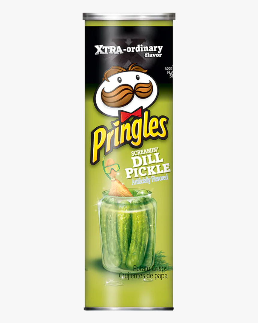 Pringles Scremin Dill Pickle - Pringles Pickles Old, HD Png Download, Free Download