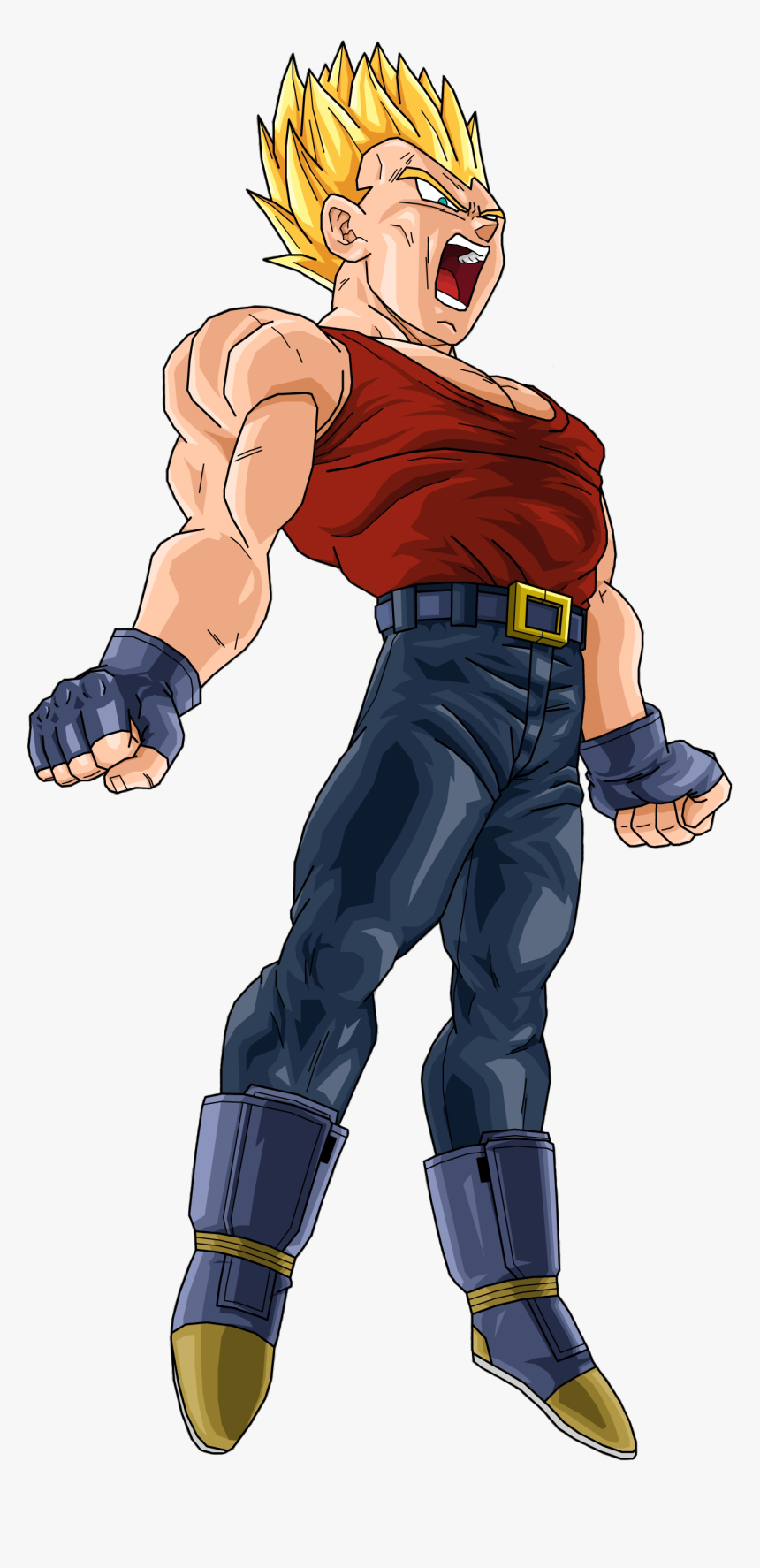 Transparent Vegeta Png - Dragon Ball Gt Vegeta Super Saiyan, Png Download, Free Download