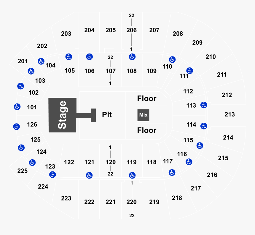 Qwest Center Omaha Seating Chart, HD Png Download, Free Download