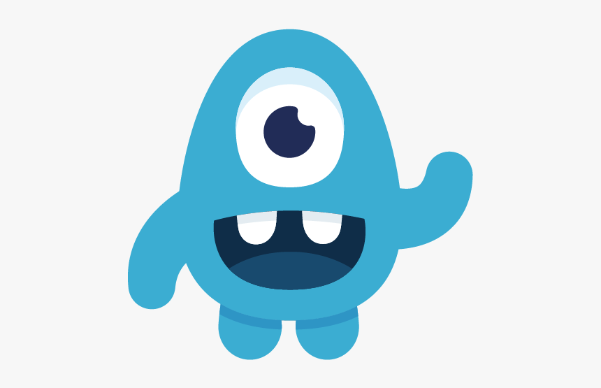 Happy Monster Stickers Messages Sticker-1 - Cartoon, HD Png Download, Free Download