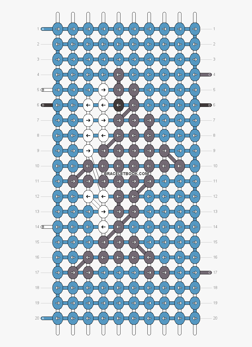 Alpha Pattern - Disney Alpha Friendship Bracelet Patterns, HD Png Download, Free Download