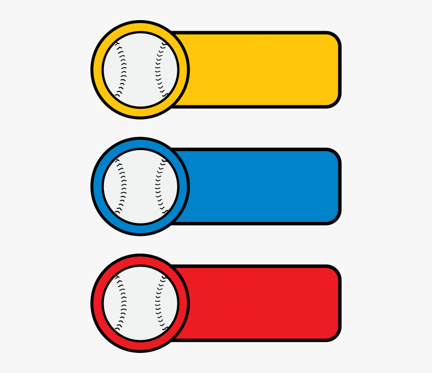 Pelota De Beisbol Etiquetas Clipart , Png Download - Baseball Labels, Transparent Png, Free Download