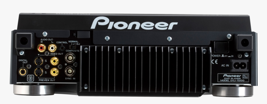 Pioneer Dvj 1000 Dvd Player Rear - Dvj 1000, HD Png Download, Free Download