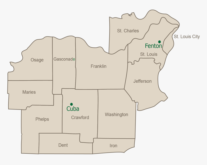 Png Hospice Map Revised 9 27 - Map, Transparent Png, Free Download