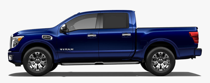 Deep Blue Pearl - 2017 Nissan Titan Side, HD Png Download, Free Download