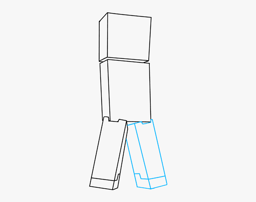 How To Draw Steve From Minecraft - Drawing, HD Png Download, Free Download