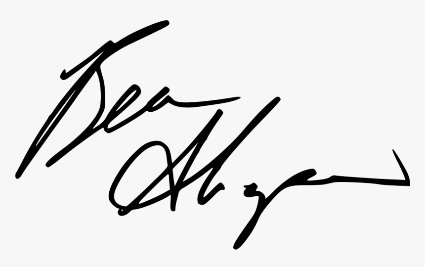 Signature Line Png - Calligraphy, Transparent Png, Free Download