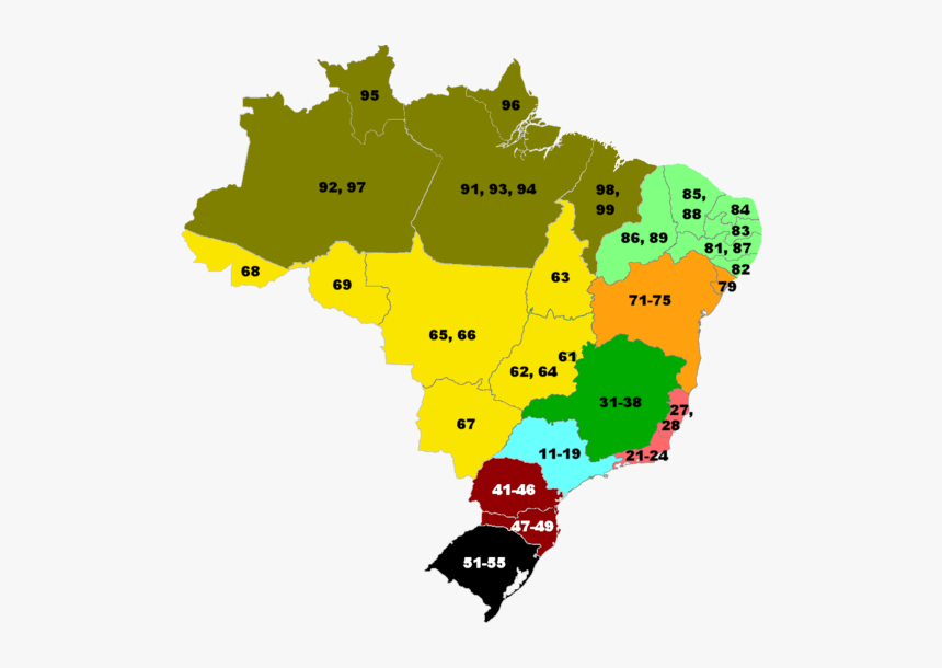 Brazil Map Vector, HD Png Download, Free Download