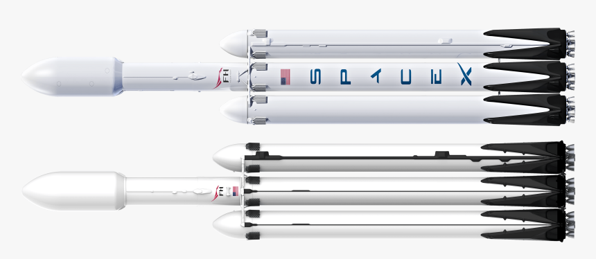 Falcon Heavy Block 2-4 And Block 5, HD Png Download, Free Download