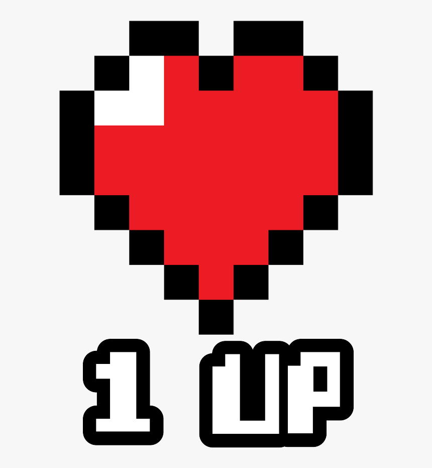 Heart 8 Bit Png, Transparent Png, Free Download